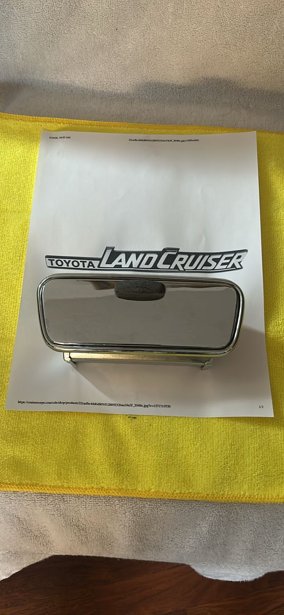 Toyota fj40 chrome ashtray assembly