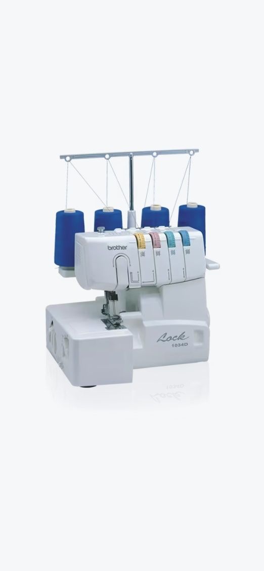 Brother 1034D 3 or 4 Thread Serger Machine with Differential Feed