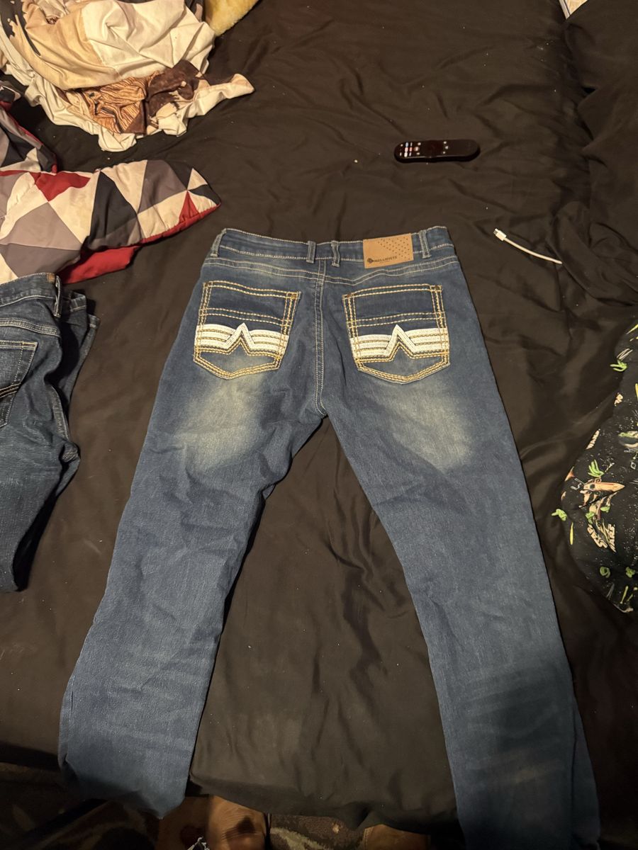 Rags & Rivets Straight Leg Jeans