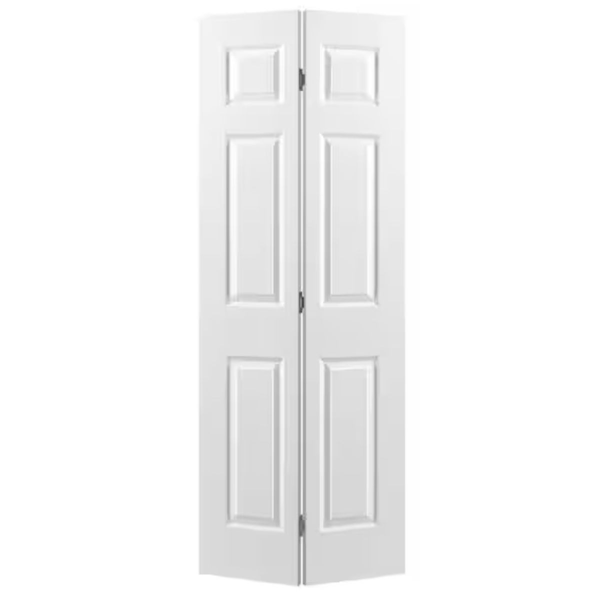 Brand New 24" W x 80" H White 6-Panel HC Molded Bifold Door, Ready for Installation