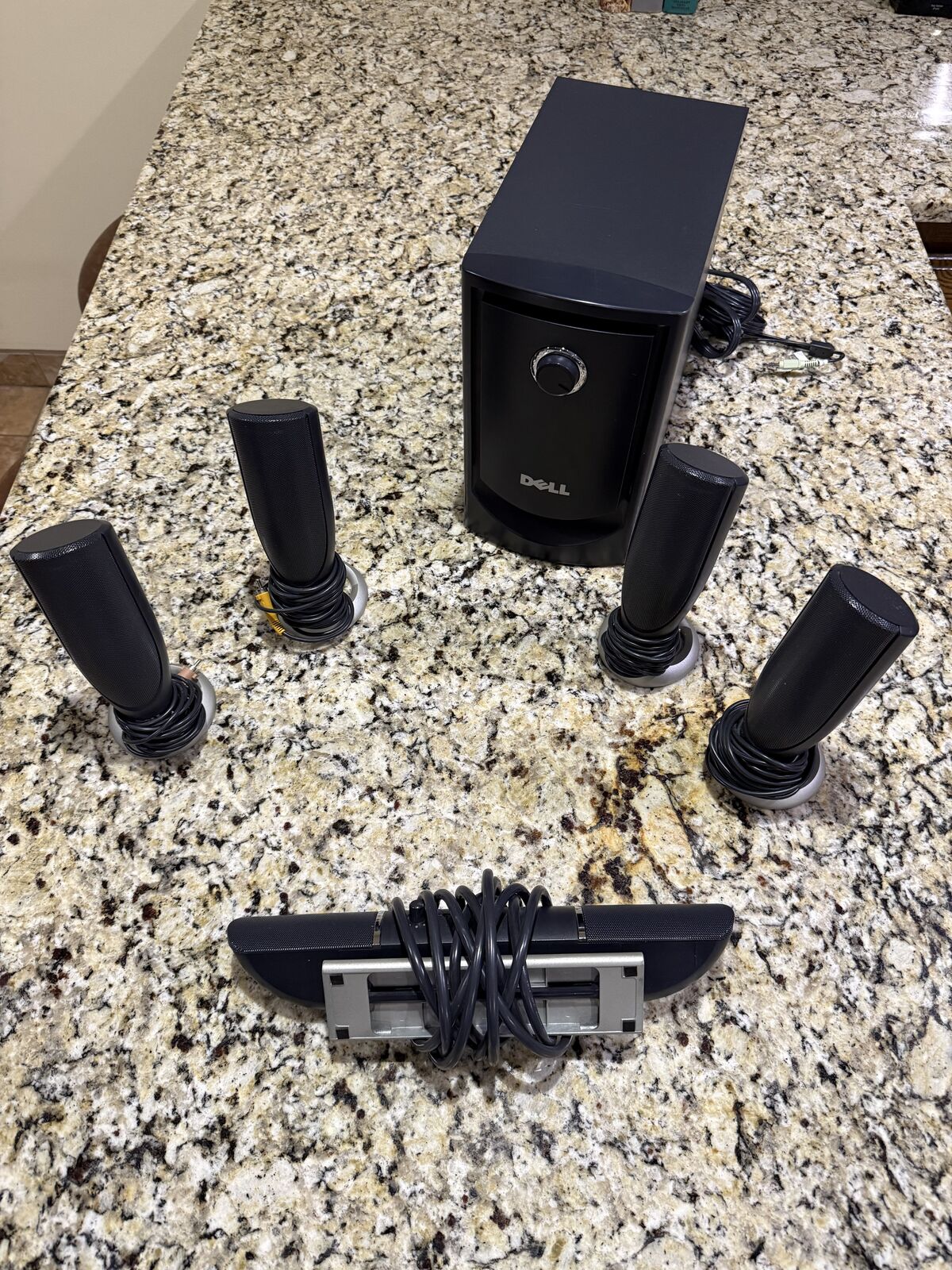 Dell MMS 5650 Surround Sound 5.1 Home Theatre System PC Speakers