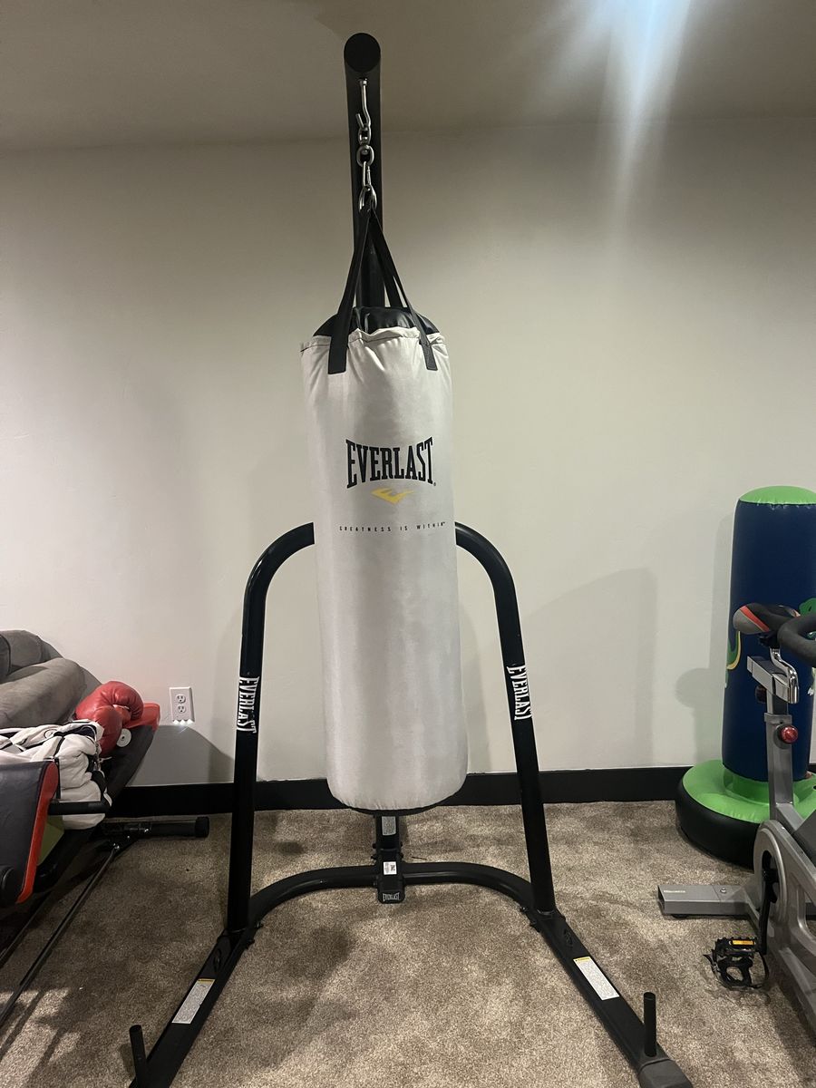 Everlast punching bag with stand 