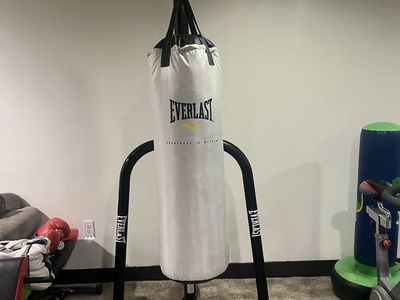 Everlast punching bag with stand