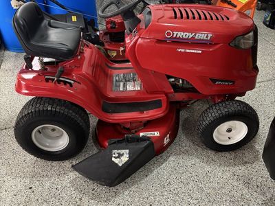 Troy-Bilt Pony 42" Riding Lawn Mower with 7-Speed Transmission