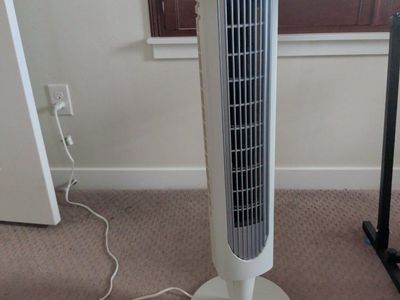 honeywell 30" 3-Speed Oscillating Tower Fan with Remote - Off-White