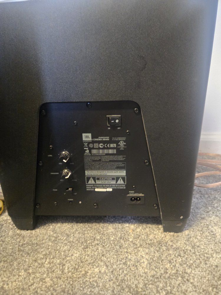 JBL Cinema SB400 Subwoofer - Black Home Audio Speaker