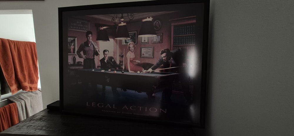 Legal Action" by the artist Chris Consani.