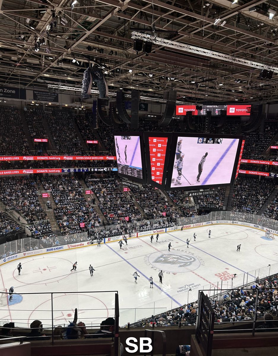 Mammoth vs Predators - Row 1 Of Section