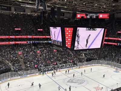 Mammoth vs Predators - Row 1 Of Section