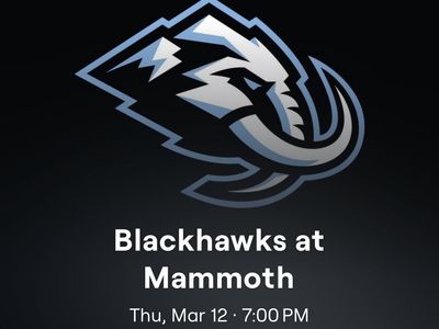 Utah Mammoth v Blackhawks Row 3 Attack Side