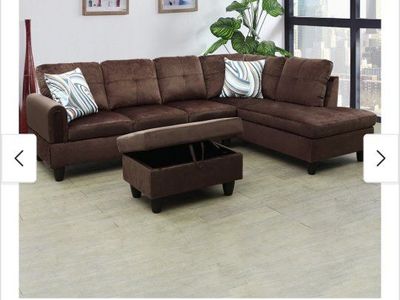 Sectional Sofa (Ottoman not included)