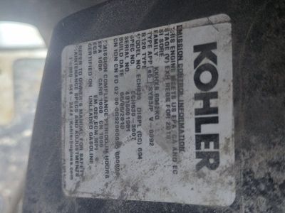 Kohler Generator with Fuel Tank