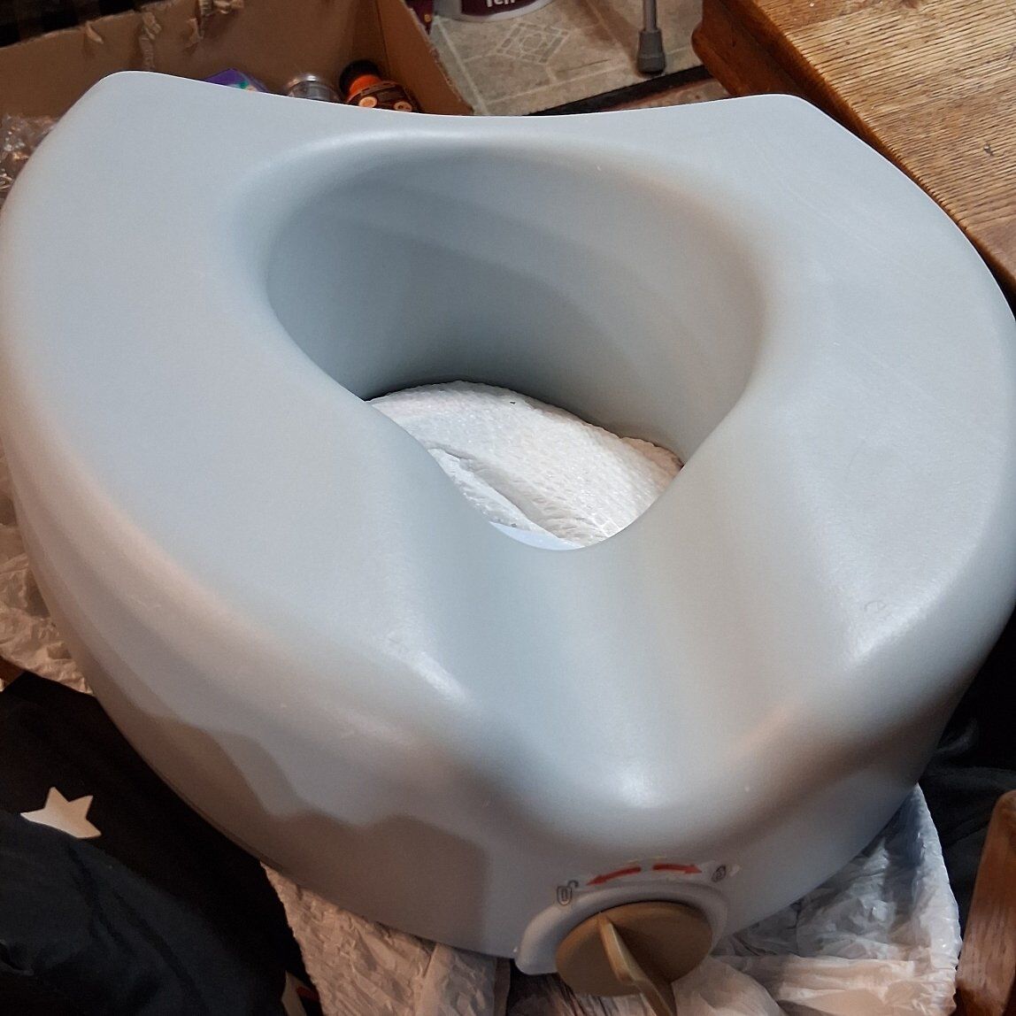 raised toilet seat