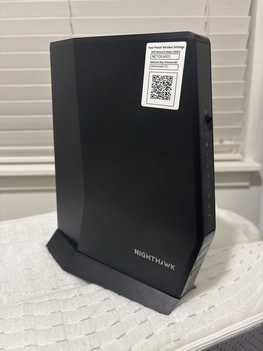 NETGEAR Nighthawk AX6 RAX48 WiFi 6 Cable Modem Router