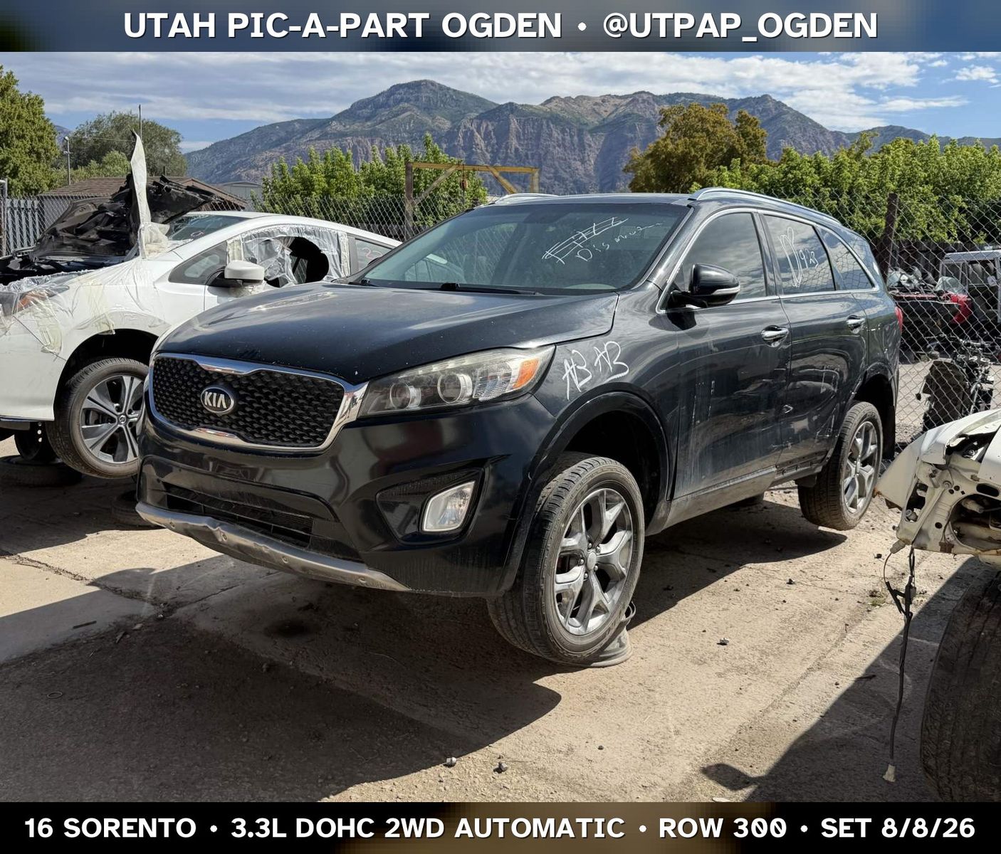 New Arrival - 2016 Kia Sorento Parts - UTPAP Ogden