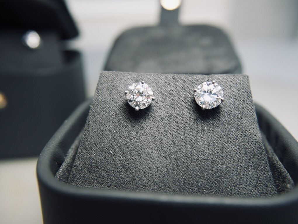 1ct/ 2ct Earring Diamond Studs