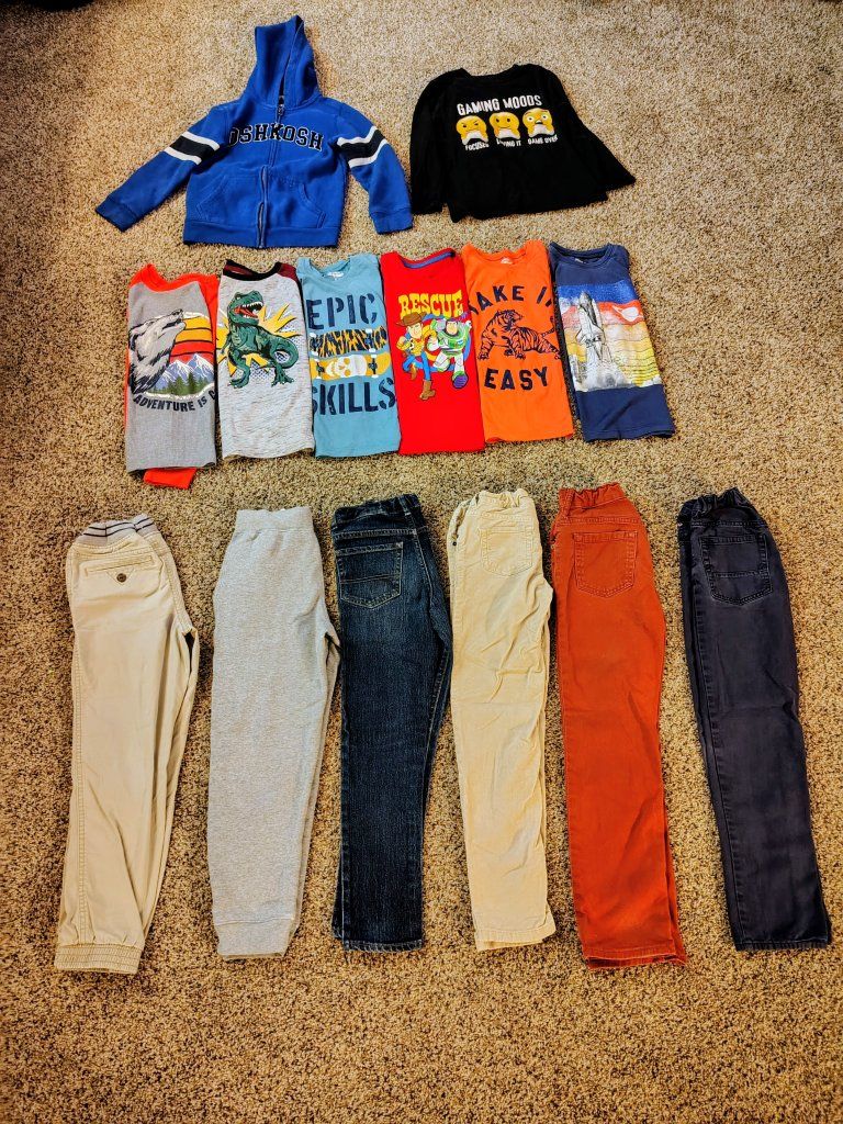 boy's clothes Size 8 - 14 pieces CASH