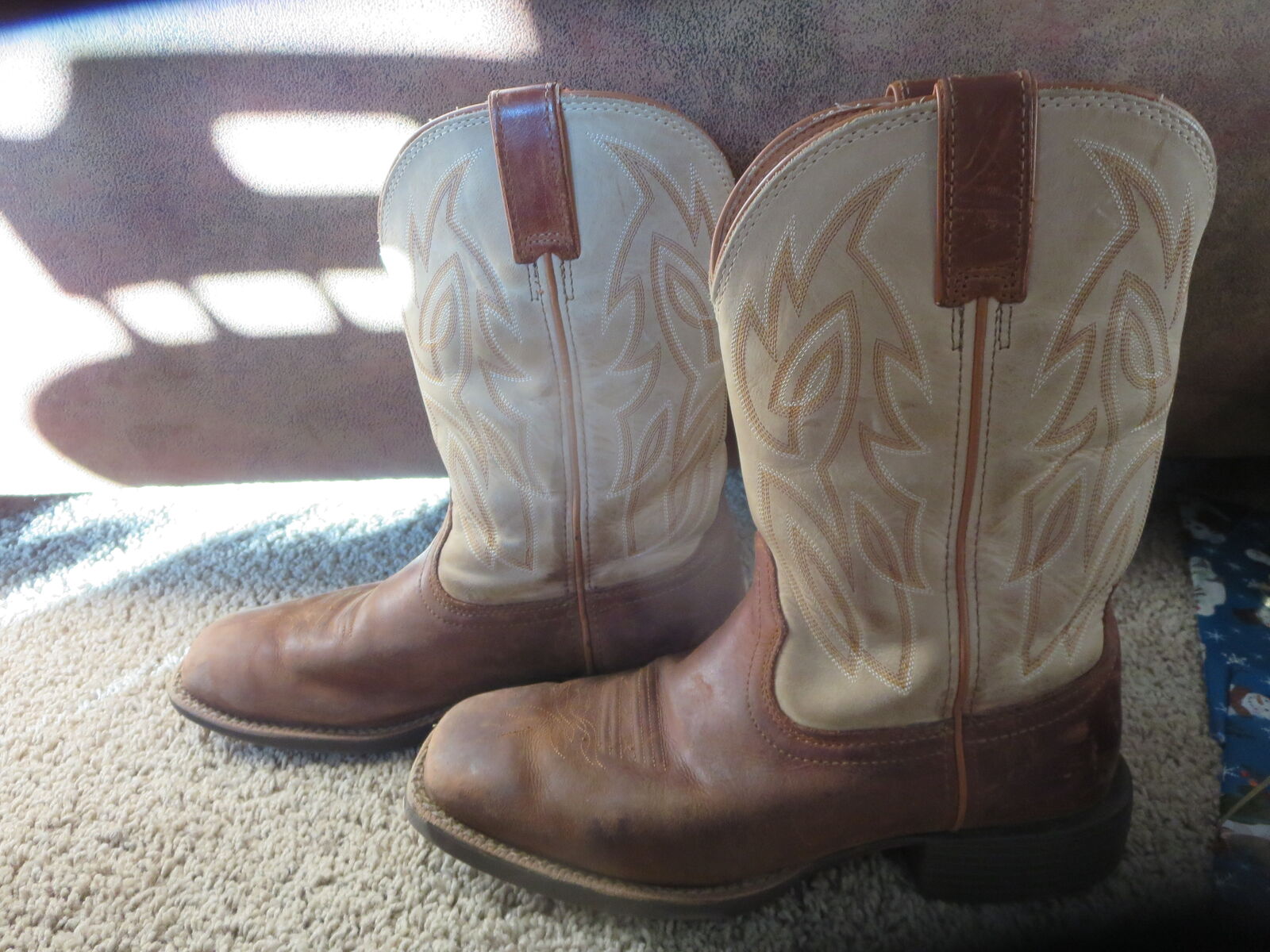 Justin Canter 11" western cowboy boots men's size 10.5