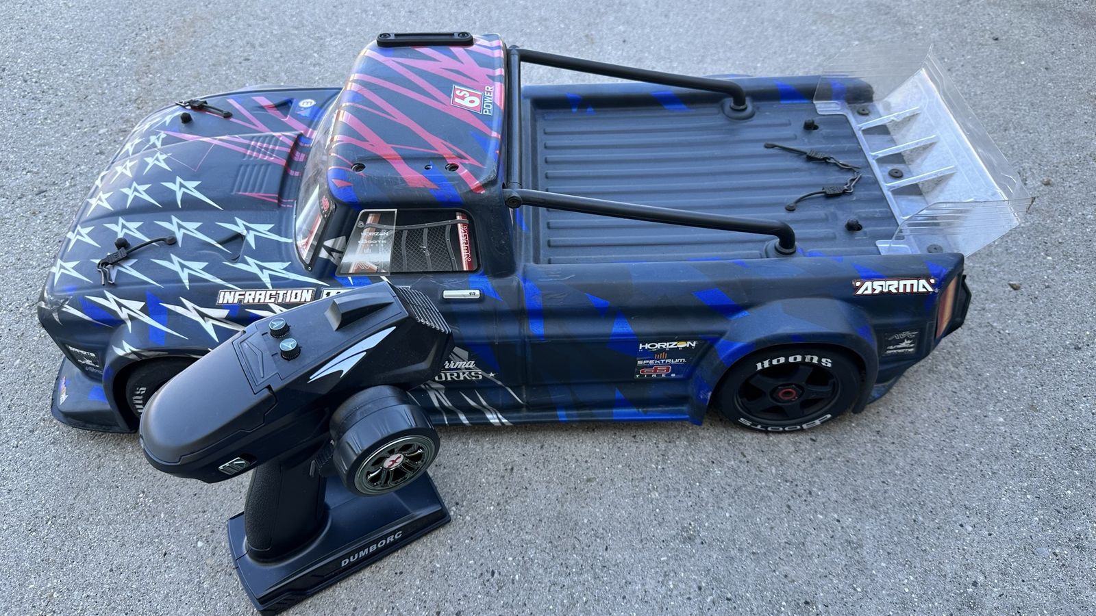 Arrma infraction 6S 4X4 1/7 Scale on Road Basher / Race Truck