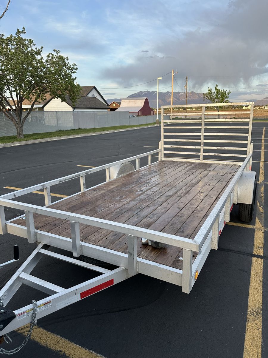 2023 7x14 aluminum Trailer