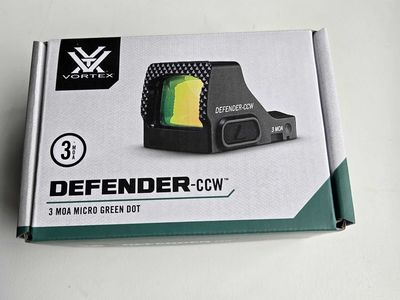 Vortex Defender CCW Micro Green Dot Sight
