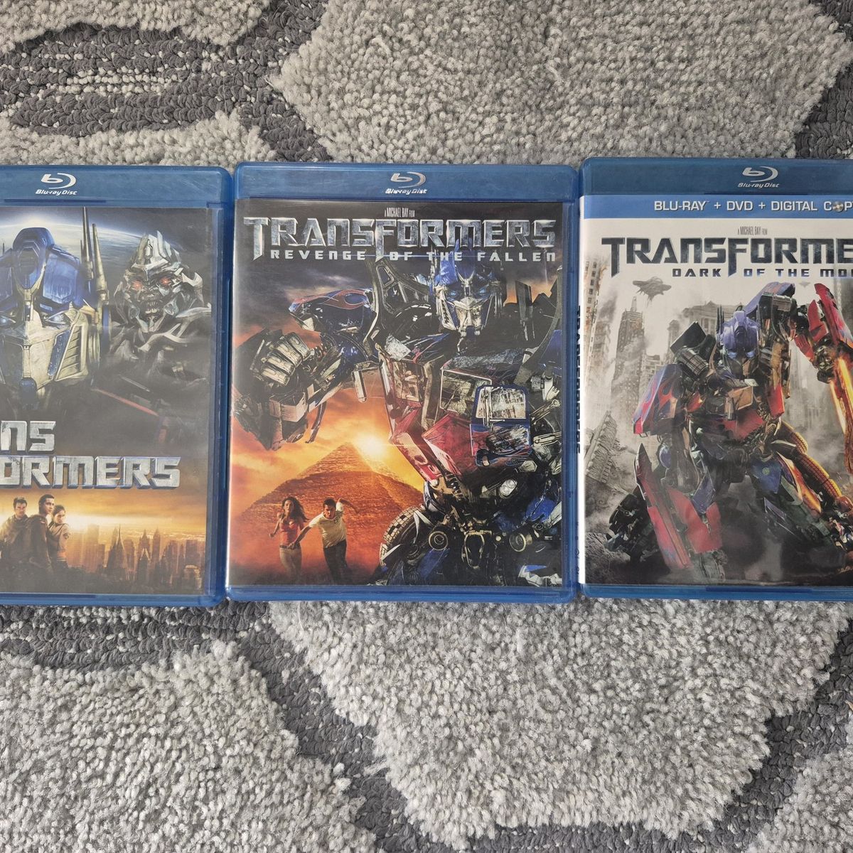 3 Transformer Movies Bluray