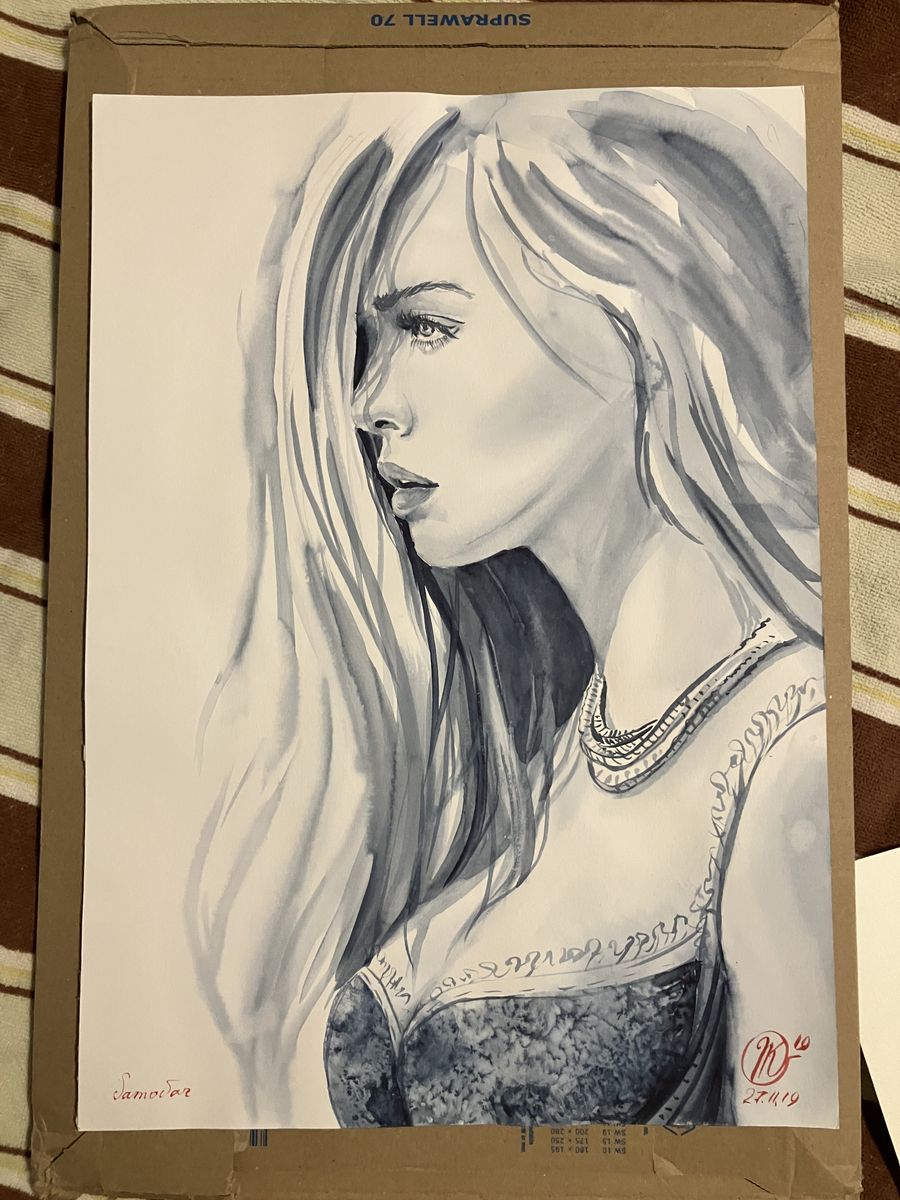Art portrait woman 5
