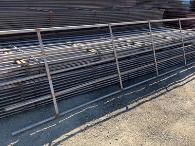 Continuous Fence Panel 1-5/8" OD 5 rail - 14ga thick 4'x20' - $198.95 each