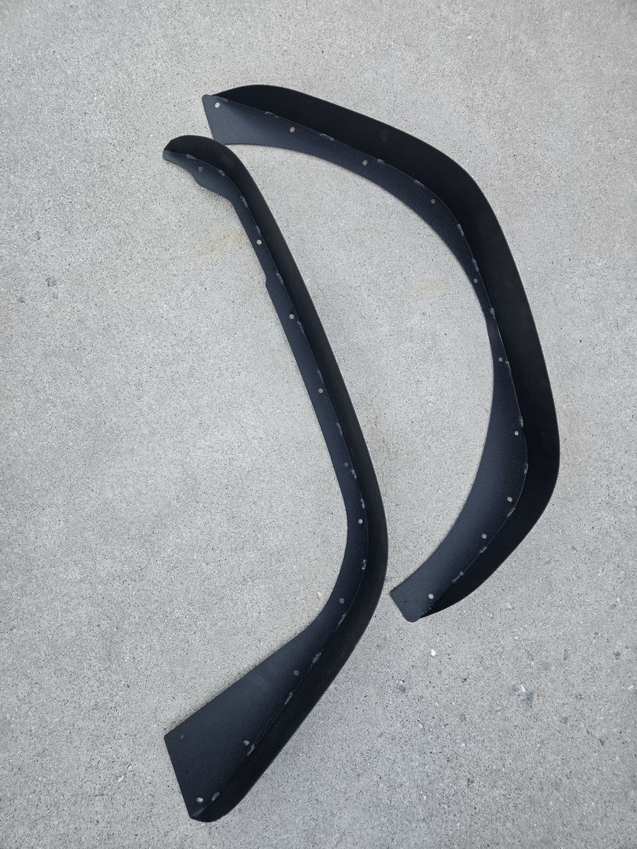 Flat coated jeep fender Flares