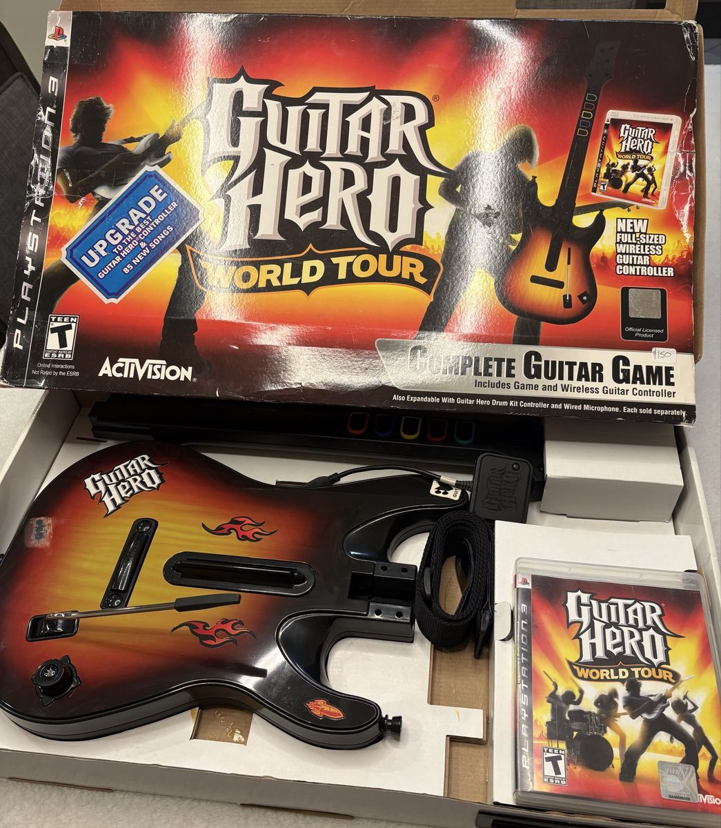 PS3 Guitar Hero World Tour Guitar