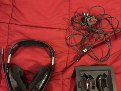 ASTRO Gaming A50 Wireless Gaming Headset with Base Station & Cables - Black