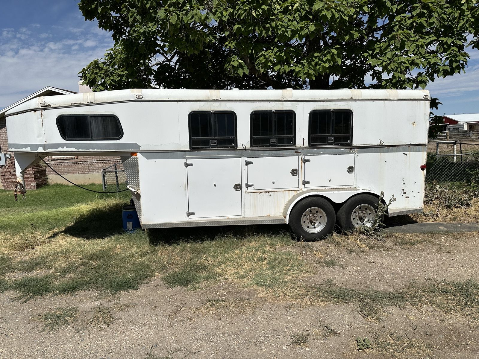 3 horse trailer goose neck