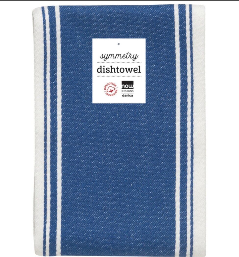 SYMMETRY DISHTOWEL ROYAL BLUE 6 TOWELS IN TOTAL
