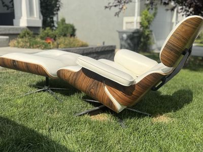 Mid-Century Vintage Lounge Chair & Ottoman