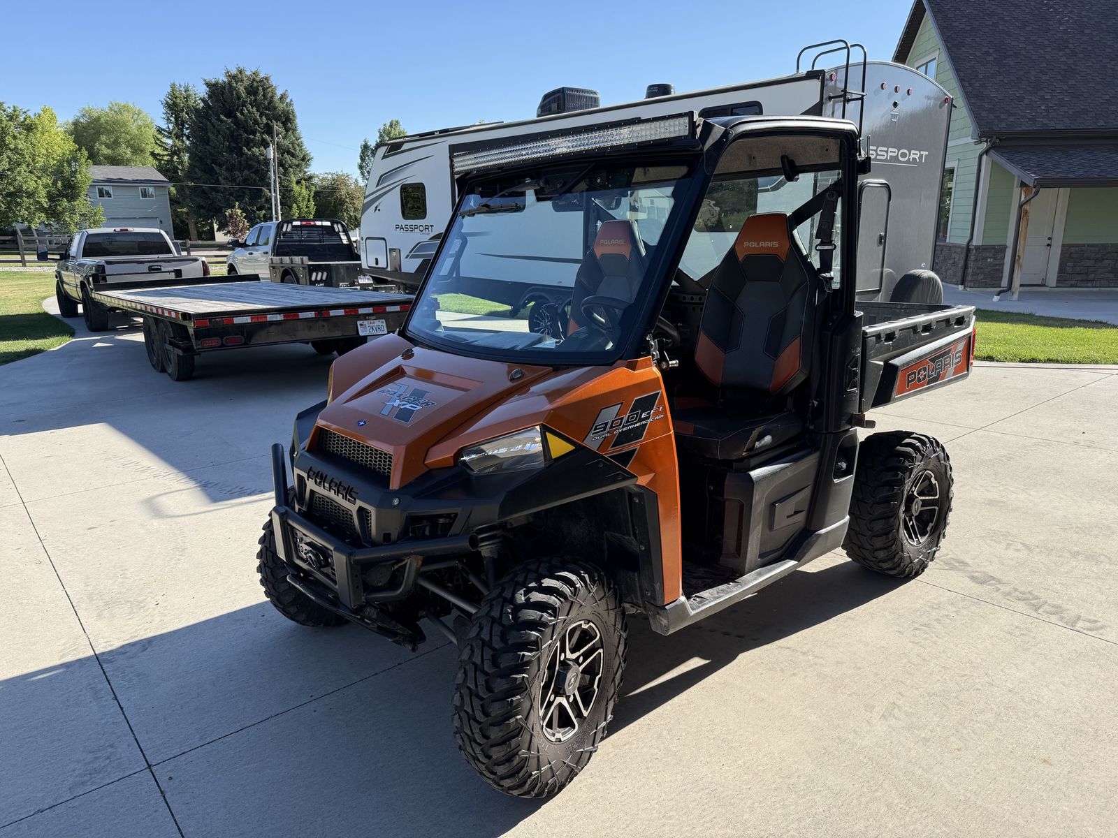 2014 Polaris Ranger XP 900 Crew Orange UTV Side-by-Side