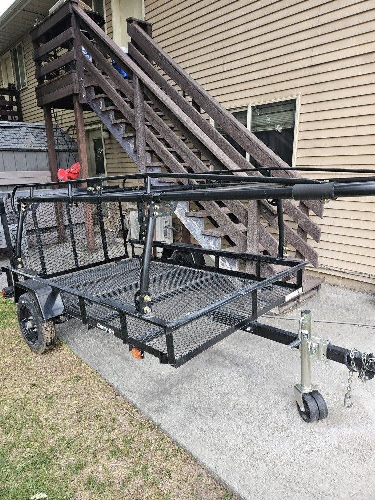 5' x 8' Trailer and Over-Cab Steep Truck Rack