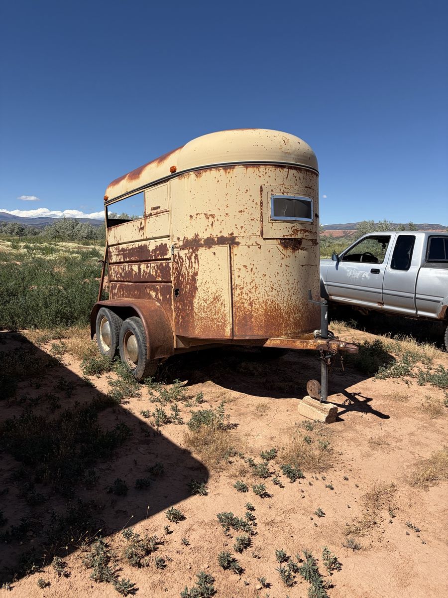 2 horse trailer