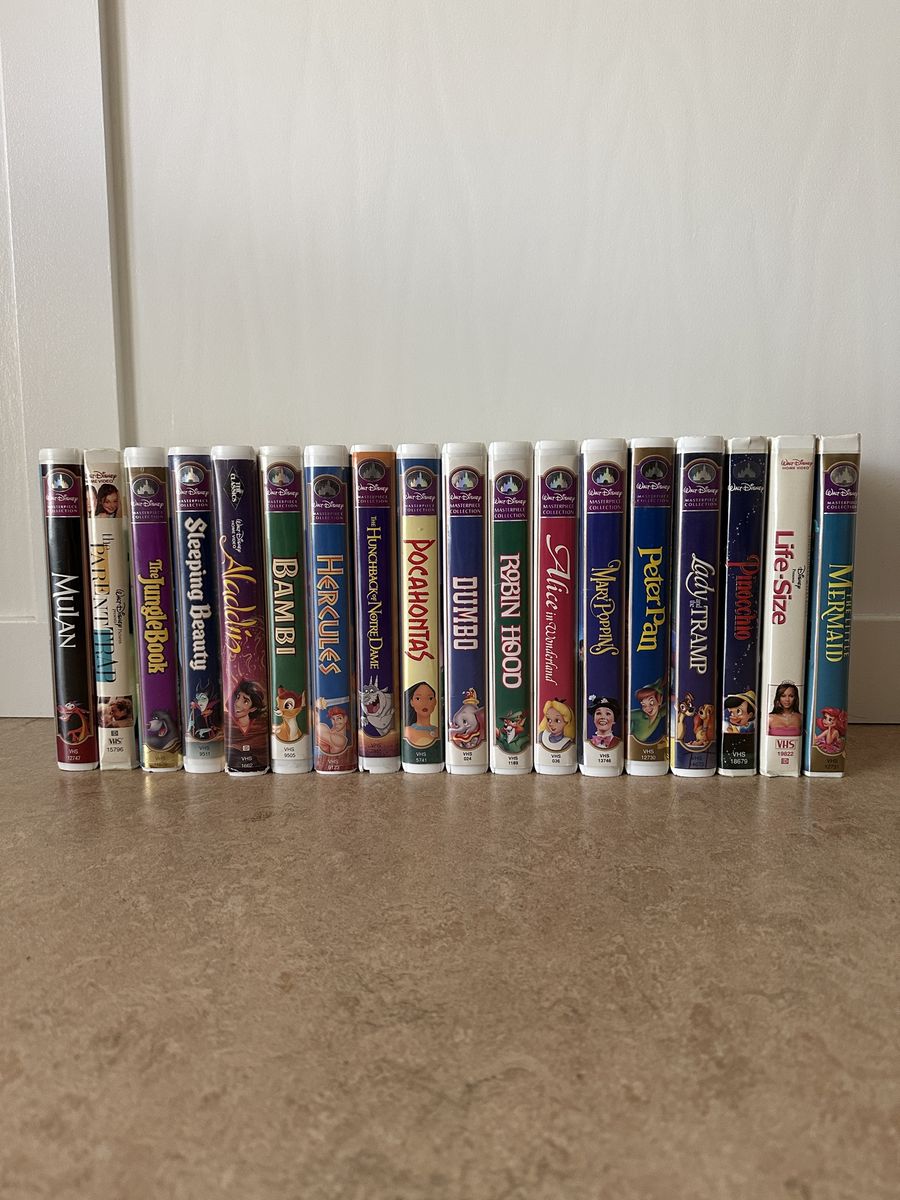 Collectible Disney VHS Movies