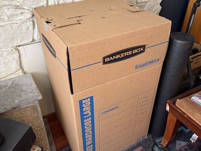 Bankers Box SmoothMove Tape-Free Large Wardrobe Moving Box 20"x20"x40"