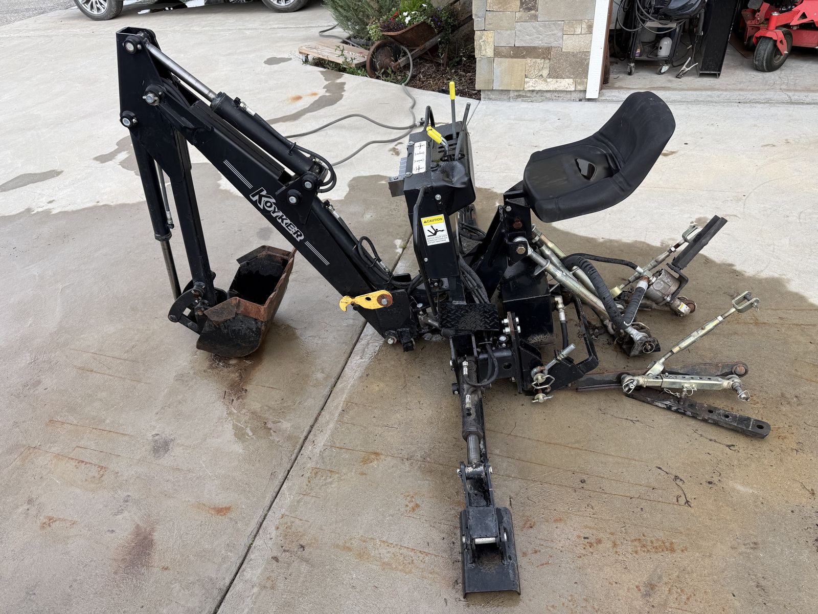 Koyker Tractor Backhoe Attachment