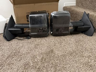 Tow mirrors for 2014-2018 Chevy Silverado GMC Sierra 1500 2500HD 3500HD