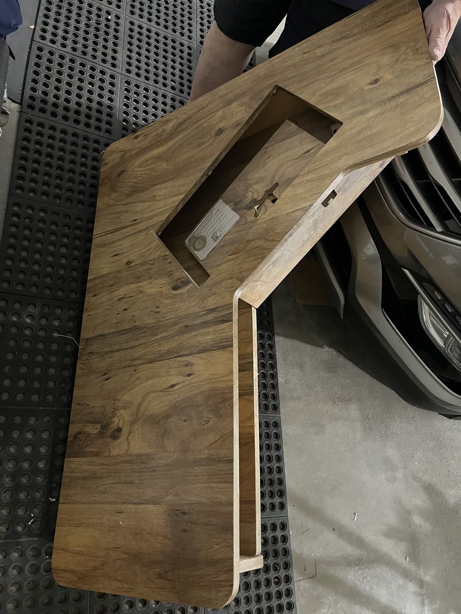 Sewing machine desk - wood