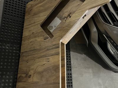 Sewing machine desk - wood