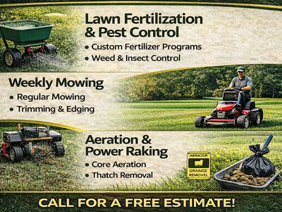 Mowing, Fertilizer & Aeration