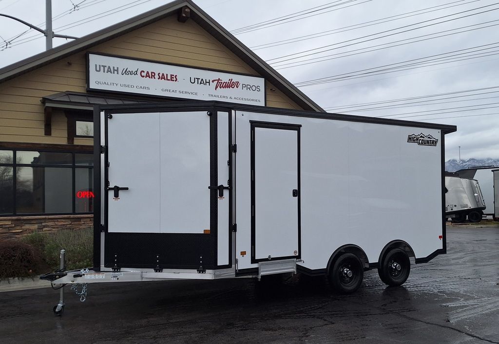 8x16 / 8.5x16 UTV/ATV/Snowmobile Enclosed Trailer All Aluminum High Country 2026