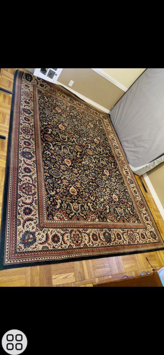 Heirloom Collection Power Loomed Kazak Rug, 8x11 - 100% New Zealand Wool Pile Made in Turkey