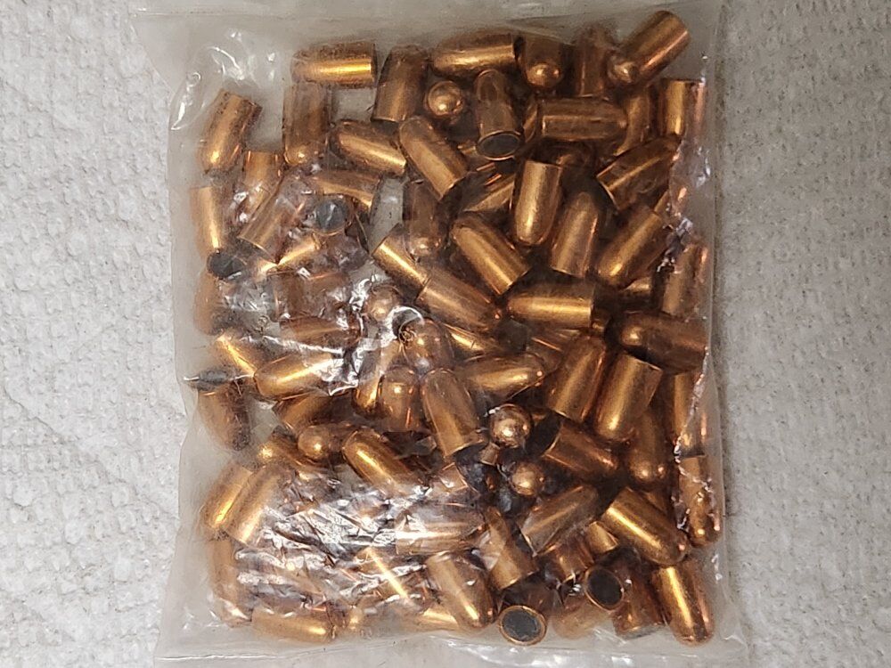 .25 cal .251dia full metal jacketed bullets. 50gr