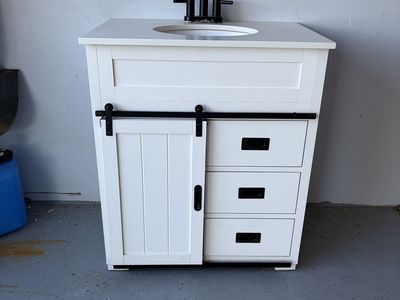 White Bathroom Vanity
