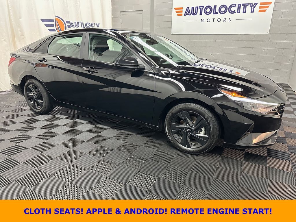 2023 Hyundai Elantra Hybrid Blue