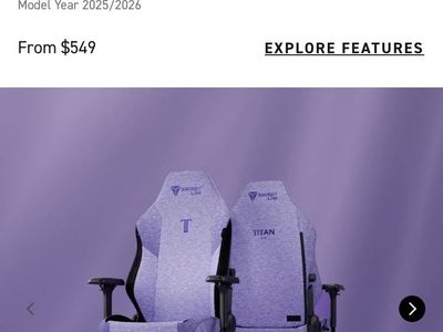Secretlab TITAN Evo Series Gaming Chair - Purple - Regular Size